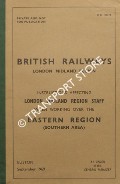 Book cover of Instructions affecting London Midland Region Staff when working over the Eastern Region (Southern Area) - September 1969 by British Railways London Midland Region